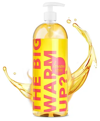 Produktbild von Loovara Massageöl XXL 1000ml - The Big Warm up – Erotisches Wärmendes Liebes-Öl, mit süßem Duft zur Partnermassage, professionelle Rücken Shaitsu Massage, Natürliche Öle