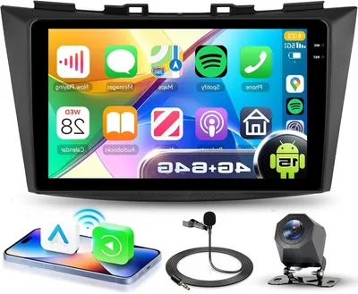 Image de Autoradio pour Suzuki Ertiga - Système de navigation Android 15 - Écran tactile HD de 9 pouces