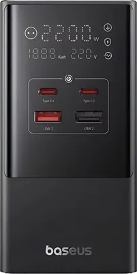 Produktbild von Baseus PowerCombo Tower, Drinnen, AC, Schwarz
