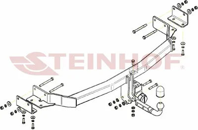 Produktbild von Z546882 Anhängerkupplung passend für KIA Sorento 10/2009-10/2012 starr