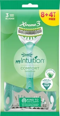 Immagine prodotto di Rasoio usa e getta da donna My Intuition Comfort Sensitive 8 + 4 pz