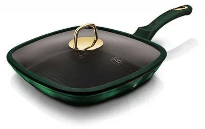Obrázek produktu pro BERLINGER HAUS 28cm grilovací pánev TITAN BH-6051 EMERALD