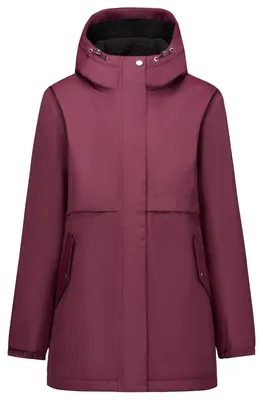 Image de Veste de régate "Brielly", imperméable pour femmes, modèle RG13745 (taille 38 DE), couleur figue/noir