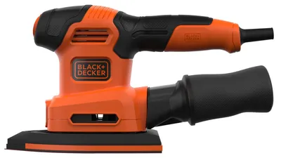 Obrázok produktu pre Black & Decker BEW200K, Multi brúska, Suchý zips, Čierna, Oranžová, 12000 ot/min, 1 mm, 82,5 dB