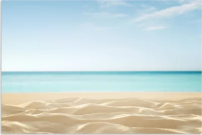 Produktbild von MuchoWow® Poster Strand - Meer - Sand 120x80 cm - Bilder