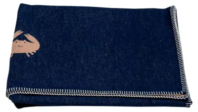Produktbild von Kinderdecke Submarin (GOTS) Navy 100x150cm