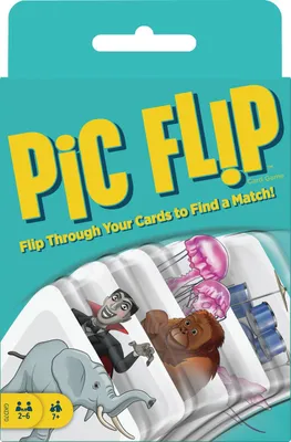 Produktbild von Mattel - Mattel Games Pic Flip, Kartenspiel, Gesellschaftsspiel, Familienspiel