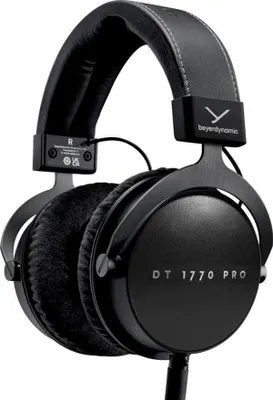 Obrázek produktu pro Beyerdynamic DT 1770 Pro MKII, Kabel, Jeviště/studio, 50 - 40000 Hz, 377 g, Sluchátka, Černá