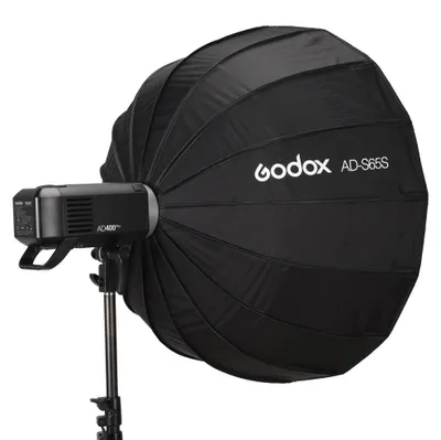 Immagine prodotto di Godox AD S65S Softbox Silver rapido 65CM per AD300-400 Pro