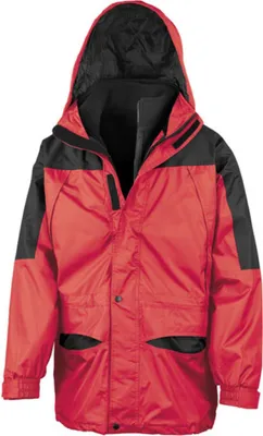 Produktbild von Alaska 3-in-1 Jacket - Farbe: Red/Black - Größe: XS