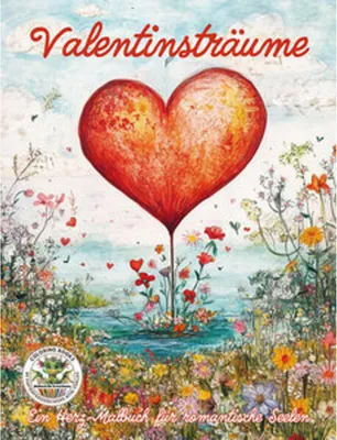 Produktbild von Valentinsträume - Ein Herz-Malbuch für romantische Seelen