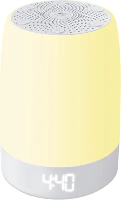 Produktbild von INF Weißes Rauschen Schlaflicht mit 32 Naturgeräuschen und Timer Weiß