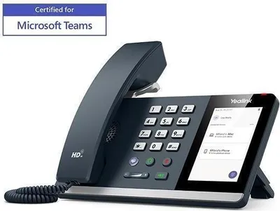 Produktbild von Yealink MP50 for Microsoft Teams, IP-Telefon, Grau, Kabelgebundenes Mobilteil, Tisch/Bank, Linux, Microsoft Teams
