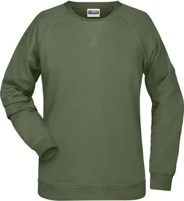 Produktbild von Klassisches Sweatshirt mit Raglanärmeln olive, Gr. S