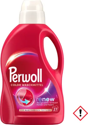 Produktbild von Perwoll Renew Color Waschmittel, 27 Waschladungen, für alle farbigen Textilien