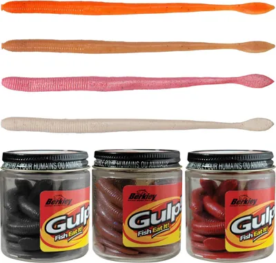 Produktbild von Berkley Gulp! Nightcrawler - 10 Gummiwürmer, Länge:15cm, Farbe:Dark Brown