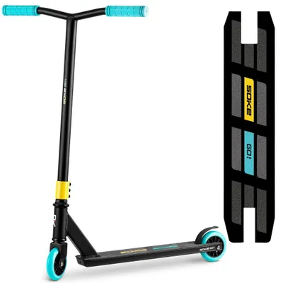 Image de Puissante trottinette SOKE GO  jaune et bleue