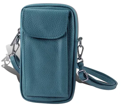 Imagen del producto de Toscanto Tasche: Bolso de cuero color azul claro, modelo D2OTT827SH