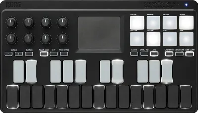 Image de Korg nanoKEY Studio - contrôleur MIDI USB, 25 touches noir