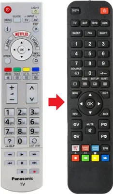 Produktbild von Fernbedienung passend für PANASONIC N2QAYB001012