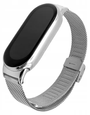 Zdjęcie produktu dla Pasek / bransoleta ChronSmarta do smartband'a Xiaomi Mi Band 8 / 9 / 10 (Srebrny)