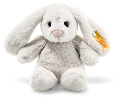 Produktbild von Steiff Hoppie Hase 18cm hellgrau Plüschtier Schlappohren Kuscheltier waschbar