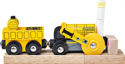 Immagine prodotto di Replica della locomotiva storica Rocket + 2 binari