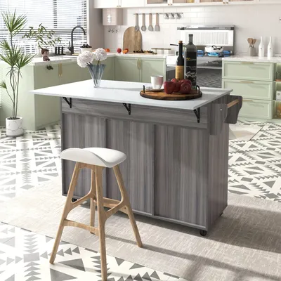 Immagine prodotto di Poltrona girevole - Poltrona - Poltrona relax - Sedia girevole - Struttura in bambù - Gambe in acciaio - Rivestimento beige