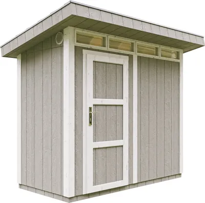 Zdjęcie produktu dla Domek ogrodowy najwyższej jakości S161xD294xH239 cm 3m² z podłogą i płytkami bitumicznym -TIMBELA M901 -TUNDRAGREY
