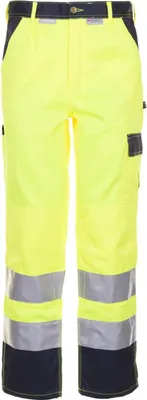 Produktbild von Planam Warnschutz Bundhose zweifarbig Gr. 50 gelb/marine