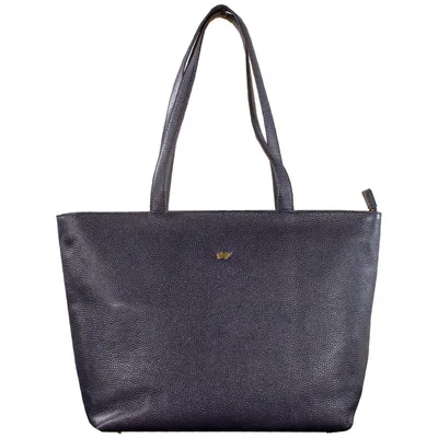Image de Sac bandoulière HANNA, modèle shopper, bleu, pour femmes - en cuir