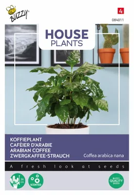 Obrázok produktu pre Buzzy House Plants Coffea Arabica Dwarf Coffee Bush Semená - Približne 15 semien | Buzzy_084011