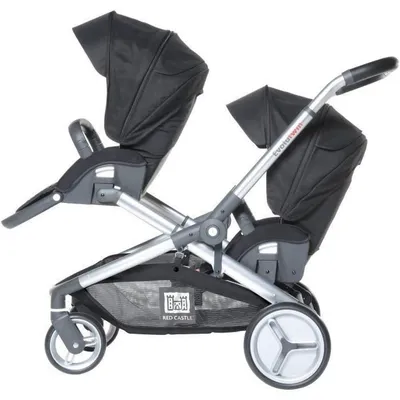 Produktbild von Red Castle Evolutwin, Betthimmel, Tandemkinderwagen, Feste Räder, Faltbar, Schwarz