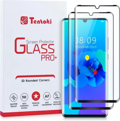 Image de Tentoki Huawei P30 Pro film de protection en verre blindé [2 pièces] dureté 9H