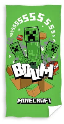 Obrázek produktu pro Dětská osuška Minecraft Creeper Boom