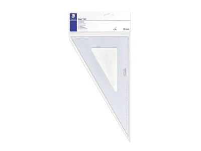 Produktbild von Staedtler Zeichendreieck 36cm 60/30 Gr. tr.bl