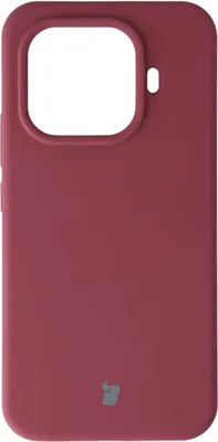 Produktbild von Silikon Handyhülle für Xiaomi 15T Pro, Bizon Soft Case, Pflaumenfarbe