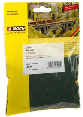 Immagine prodotto di NOCH 07206 Flockage verde scuro, 20 g