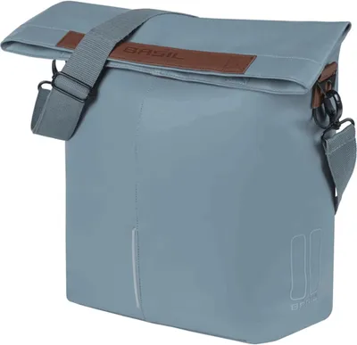 Productafbeelding van Fietsshopper 14-16 liter - Veganistisch leer - MIK-haken - Blauw