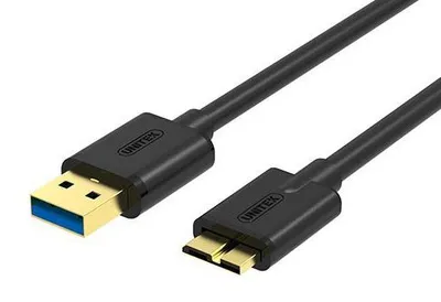 Produktbild von UNITEK Y-C463GBK, 2 m, USB A, Micro-USB B, USB 3.2 Gen 1 (3.1 Gen 1), 5 Gbit/s, Schwarz