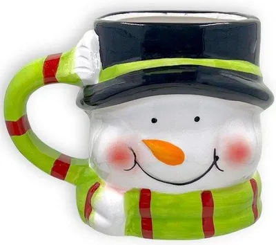 Obrázek produktu pro Keramické vánoční hrnky 350 ml – sníh