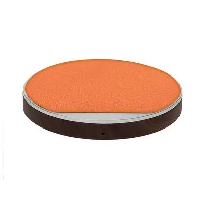 Produktbild von 4smarts Ligno, Drinnen, USB, Kabelloses Aufladen, Orange, Silber