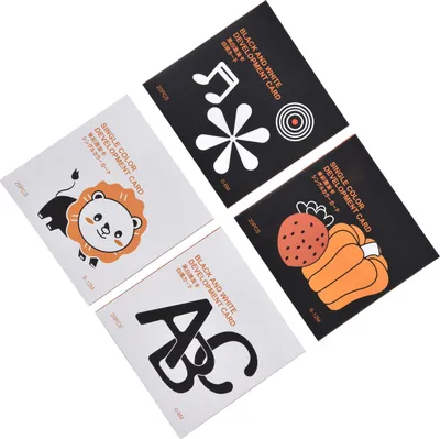 Produktbild von Baby Kognitive Karte Zahlen Tier Lernen Visuelle Stimulation Frühe Bildung Kinder SpielzeugBaby Karten