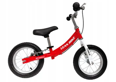 Produktbild von Rotes Laufrad mit Luftreifen, 29 cm Rädern, verstellbarem Sattel und Lenker für Kinder 2-5 Jahre