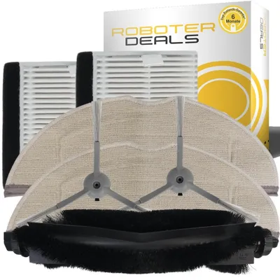 Immagine prodotto di Kit di accessori e ricambi per aspirapolvere Eufy L60, L60 Hybrid, L60 SES (1 spazzola principale, 2 filtri, 2 panni, 2 spazzole laterali)