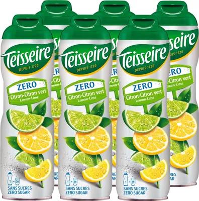 Produktbild von Teisseire Getränke-Sirup Lemon/Zitrone 0% - 600ml (6er Pack)