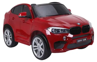 Immagine prodotto di Lean Toys auto elettrica per bambini BMW X6M, 12 volt, 2 posti a sedere, telecomando 2,4 GHz, motore: 2 x 120W, sedile in pelle