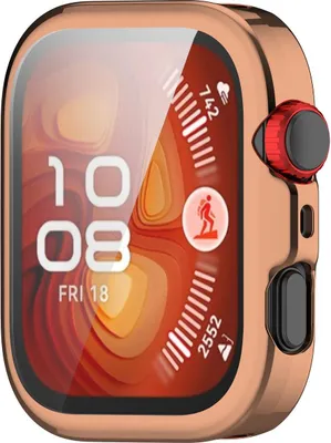 Produktbild von Schutzhülle für Huawei Watch Fit 4, Bizon Case Watch Felipe, Roségold