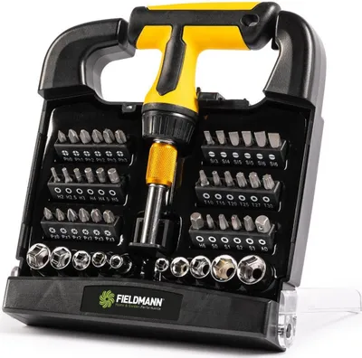 Immagine prodotto di Set di punte FIELDMANN con cacciavite a T 48 pezzi FDS 1021-48R