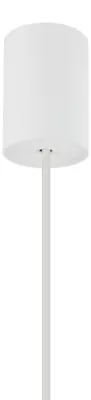 Produktbild von Weiße Pendelleuchte Metall Modernes Design Ø2,5cm rund G9 stilvolle Hängelampe Esstisch CULT
